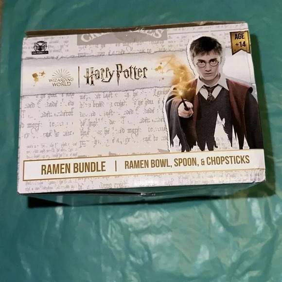 Harry Potter Ramen Noodle Bowl- Broken Soup Spoon 😞 - Picture 4 of 4
